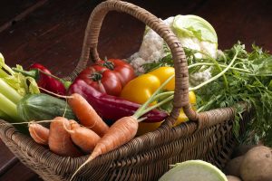Vegetables in a basket - Laura's Idea - vegan and vegetarian dishes