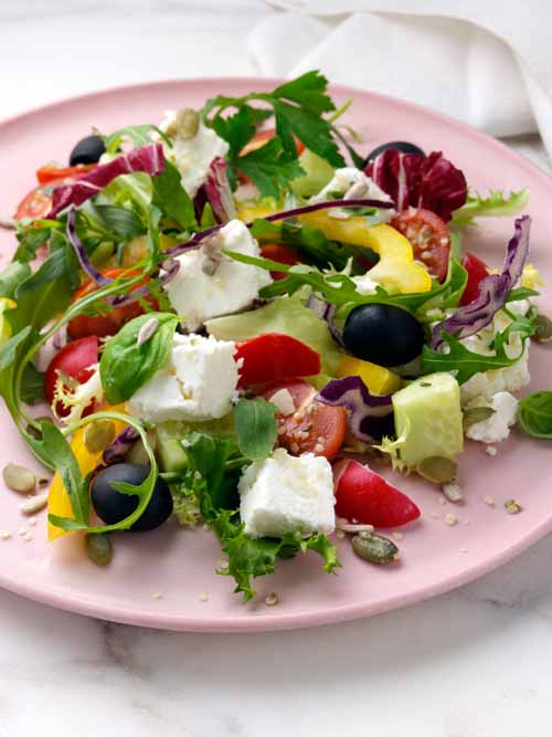 Feta Cheese Salad - Laura's Idea