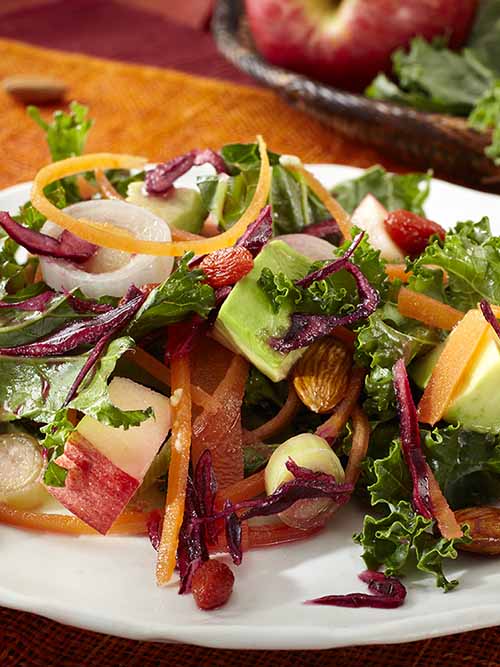 Super Kale Salad - Vegan Raw - Laura's Idea