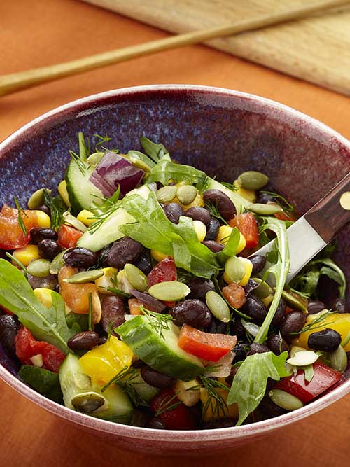 Black Bean Salad - Vegan - Laura's Idea